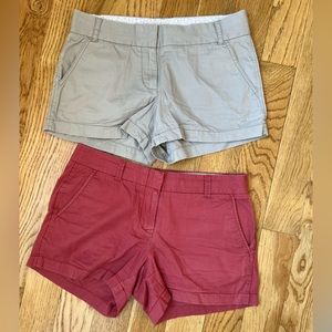 TWO J. Crew Factory Chino Shorts size 4